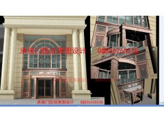承接铜门效果图设计制作图2