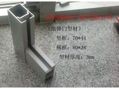 高档铝合金地弹门-济南鼎锋门业图2